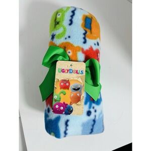 Ugly Dolls Fleece Throw Blanket 40" X  50" NWT Kids Movie Plush UglyDolls